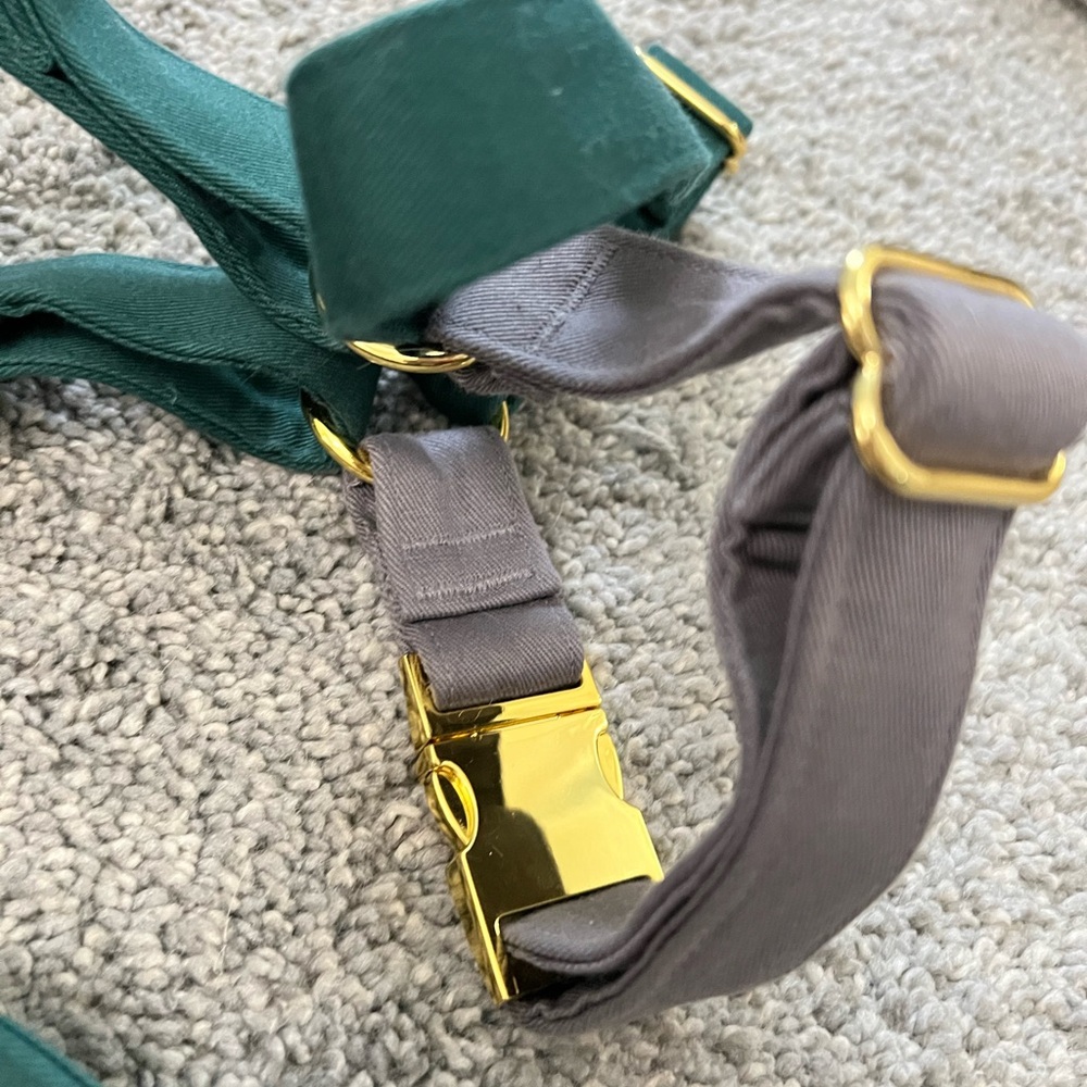 Eat Play Wag No-Pull Harness & 1” Convertible Leash Set - Spruce Medium - Picture 7 of 9